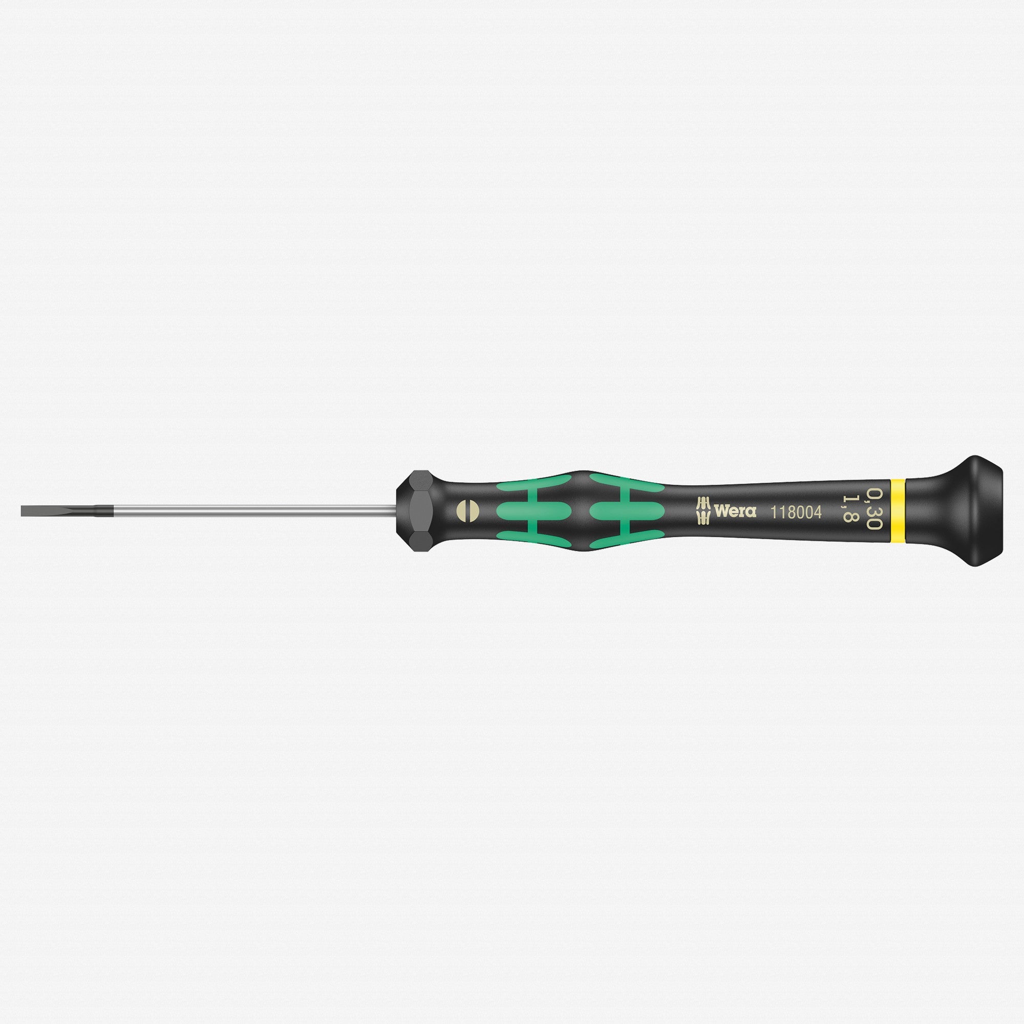 Wera 118004 1.8 x 60mm Kraftform Micro Slotted Precision Screwdriver
