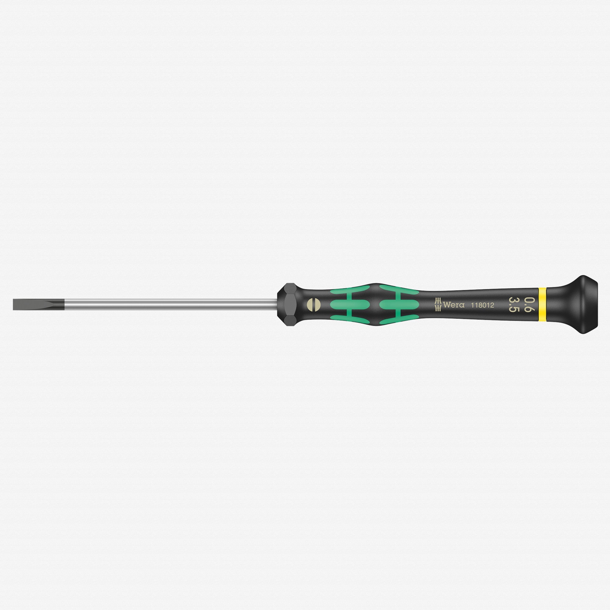 Wera 118012 3.5 x 80mm Kraftform Micro Slotted Precision Screwdriver