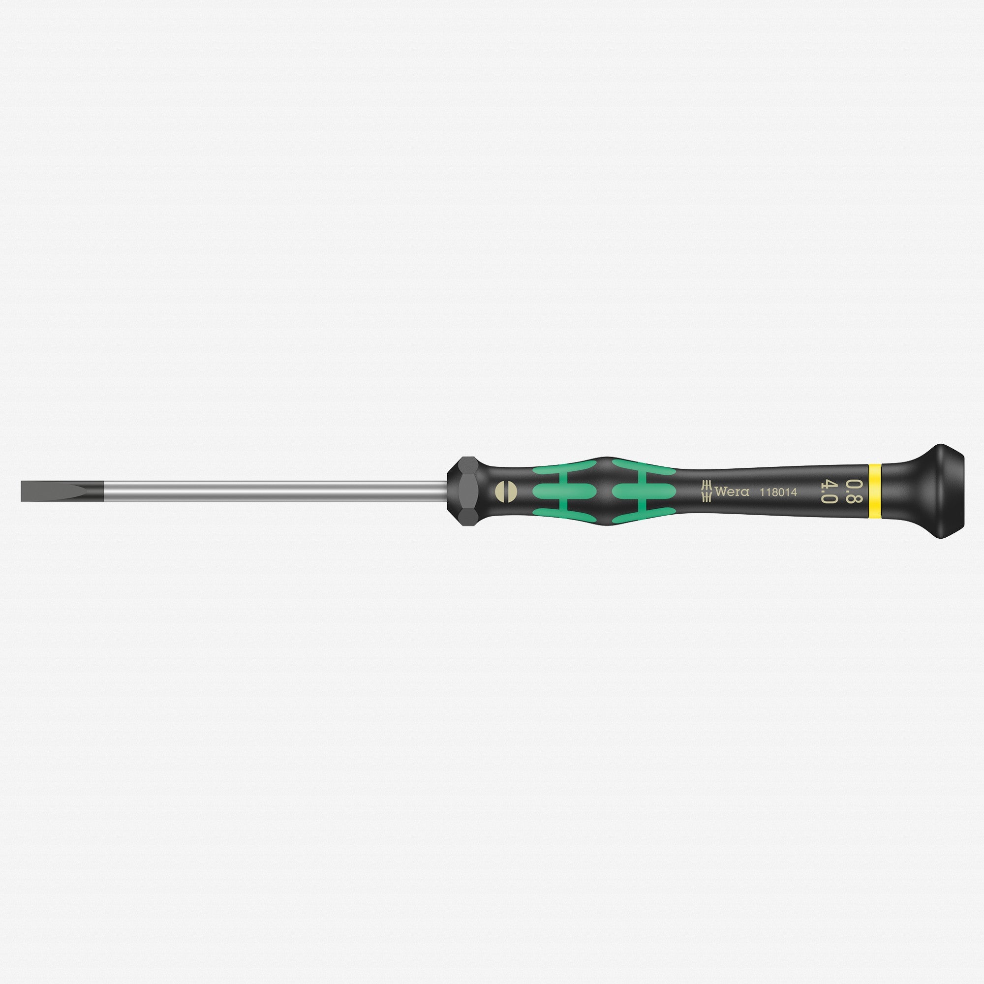 Wera 118014 4 x 80mm Kraftform Micro Slotted Precision Screwdriver