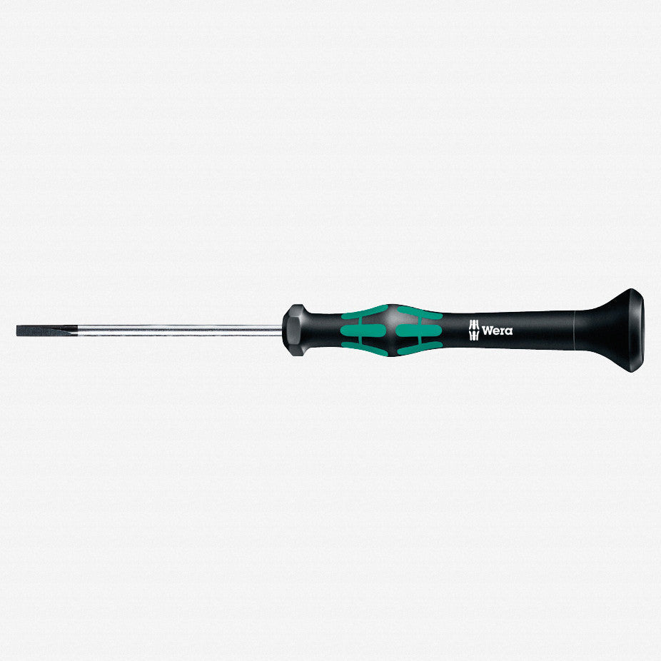 Wera 118017 2 x 50mm Kraftform Micro Slotted Precision Screwdriver (0.30mm thin)