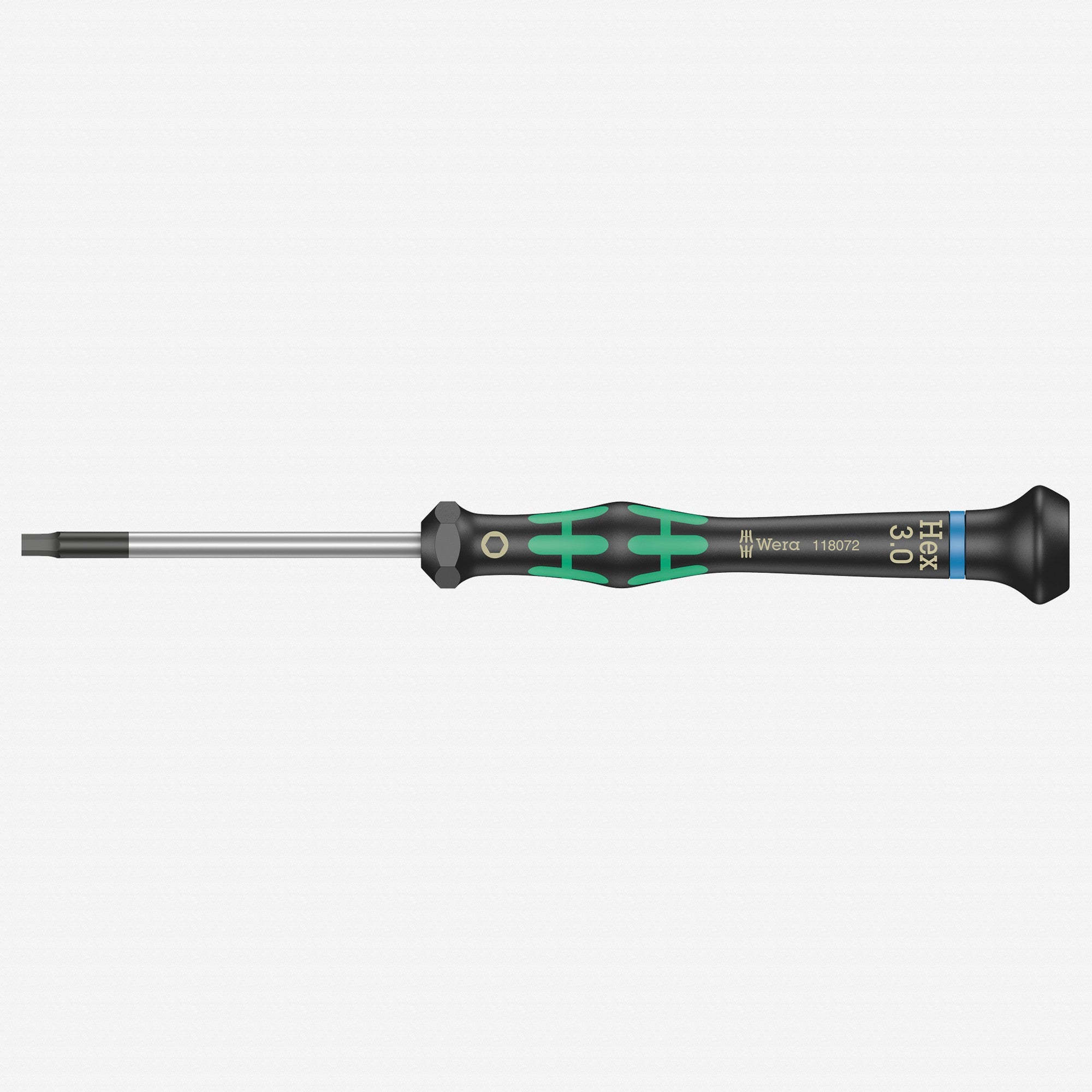 Wera 118072 3 x 60mm Kraftform Micro Hex Precision Screwdriver