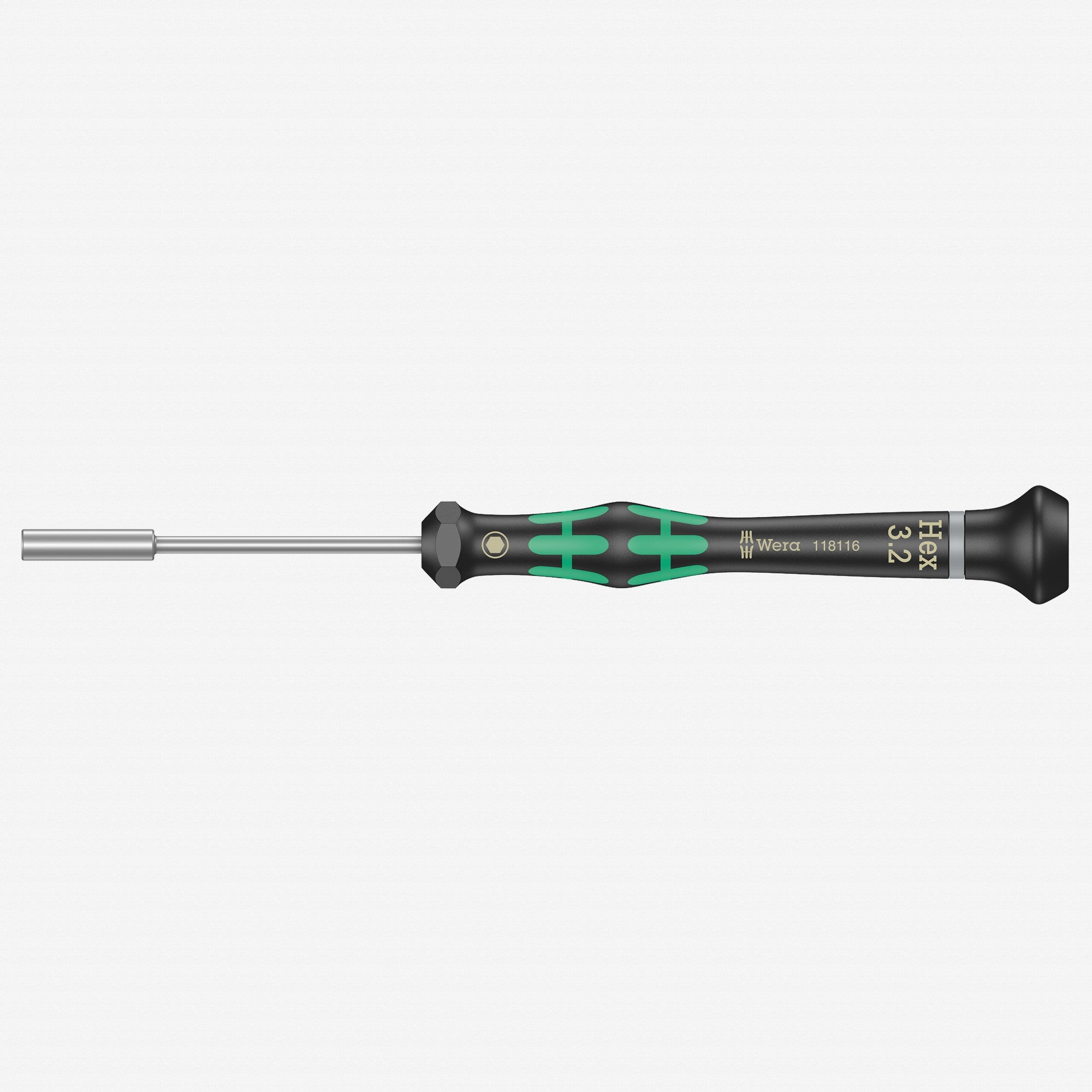 Wera 118116 3.2 x 60mm Kraftform Micro Precision Nut Driver