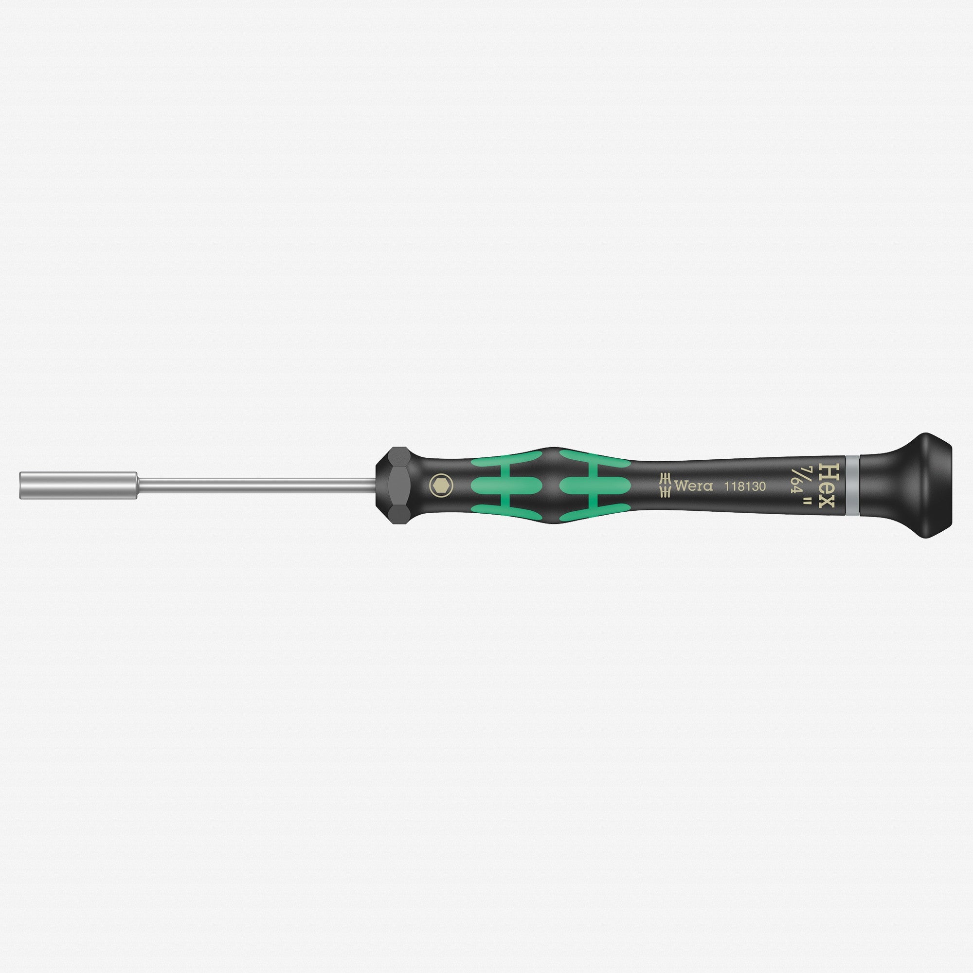 Wera 118130 7/64" x 60mm Kraftform Micro Nut Driver