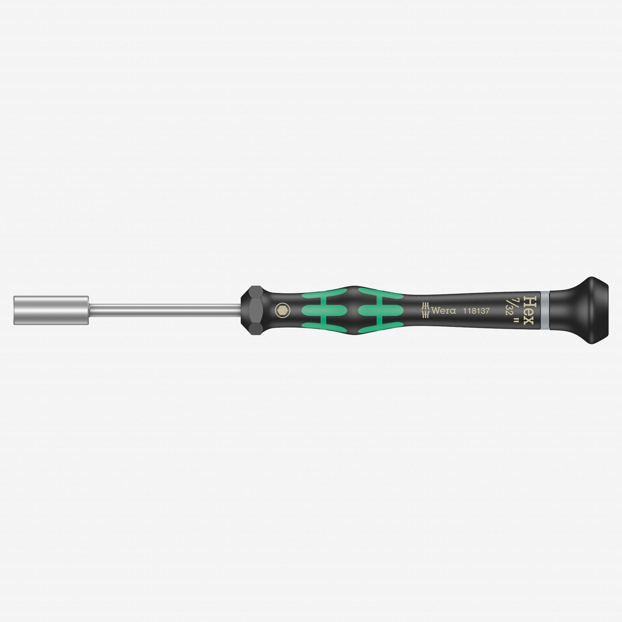 Wera 118137 7/32" x 60mm Kraftform Micro Nut Driver