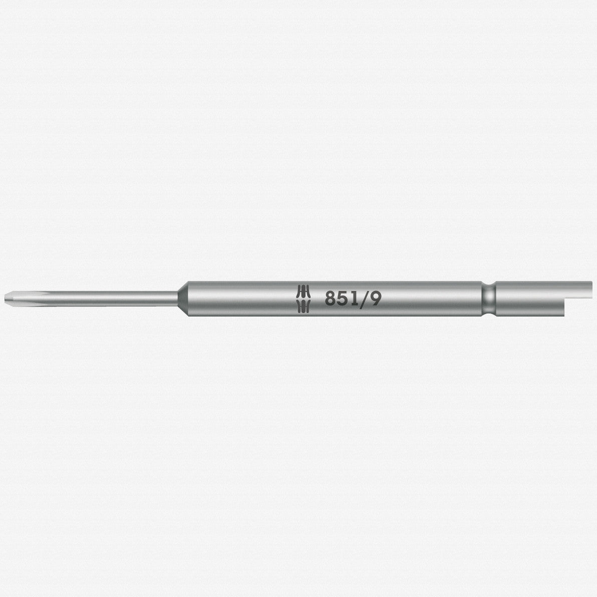 Wera 135273 PH #0 x 64mm Phillips Bit - Halfmoon Drive (1.8mm diameter)