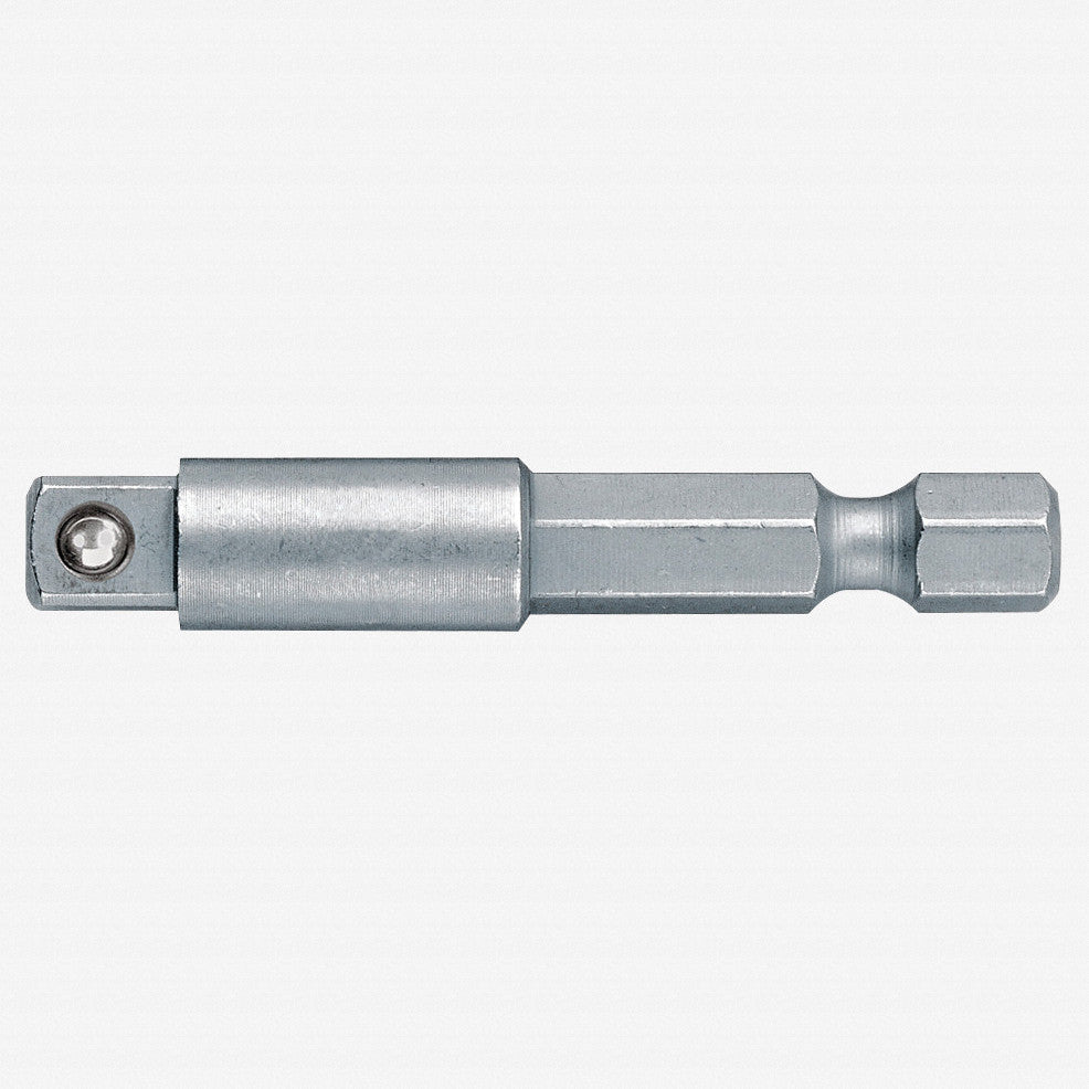 Wera 311517 Male 1/4" Hex to Male 1/4" Square Drive Adaptor - 50mm
