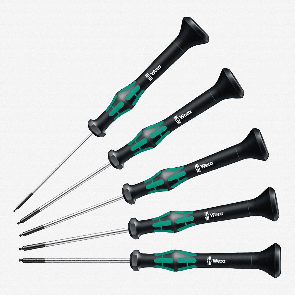 Wera 345275 Kraftform Micro Ball End Hex Metric Precision Screwdriver Set