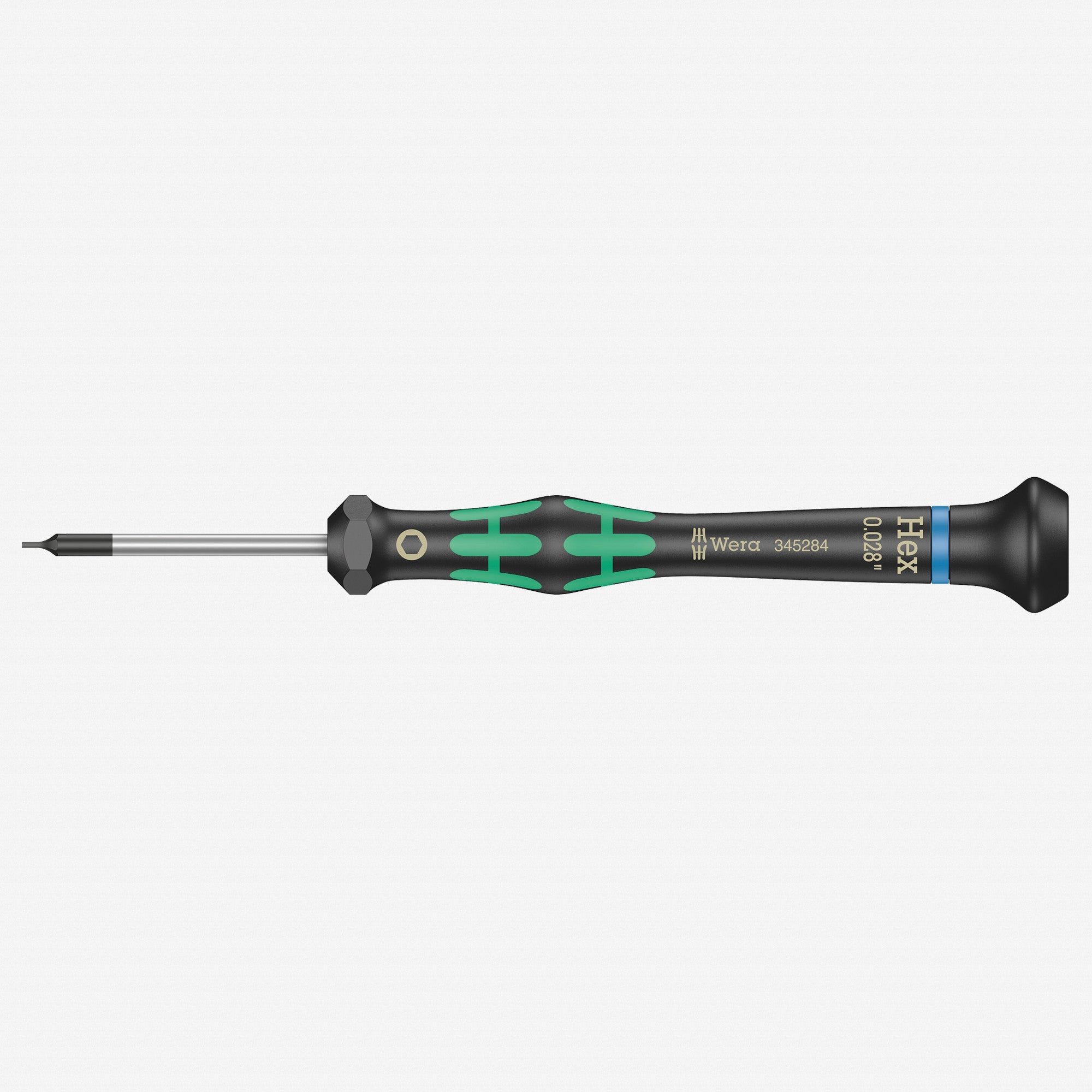 Wera 345284 0.028" x 40mm Kraftform Micro Hex Precision Screwdriver
