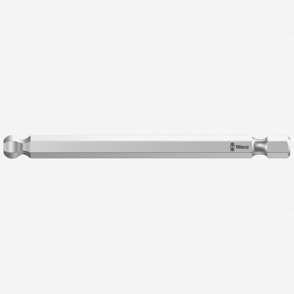 Wera 380128 5/32" x 89mm Ball End Hex Power Bit