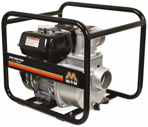 Mi-T-M WTP-S03-1MGH Semi-Trash Pumps, Semi-Trash Pump 3-Inch