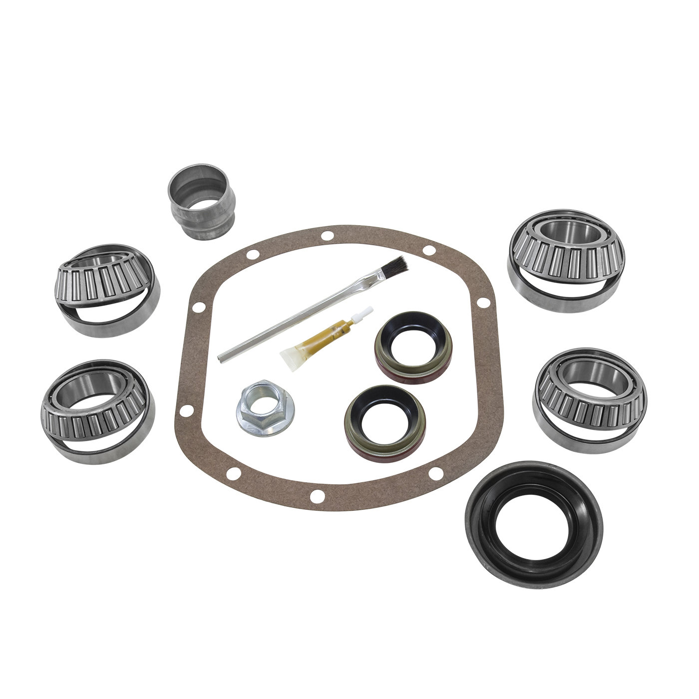 Yukon Gear & Axle BK D30-JK Ring & Pinion Install Kit w/ Bearings for 07-18 Jeep Wrangler JK with Dana 30 Front Axle