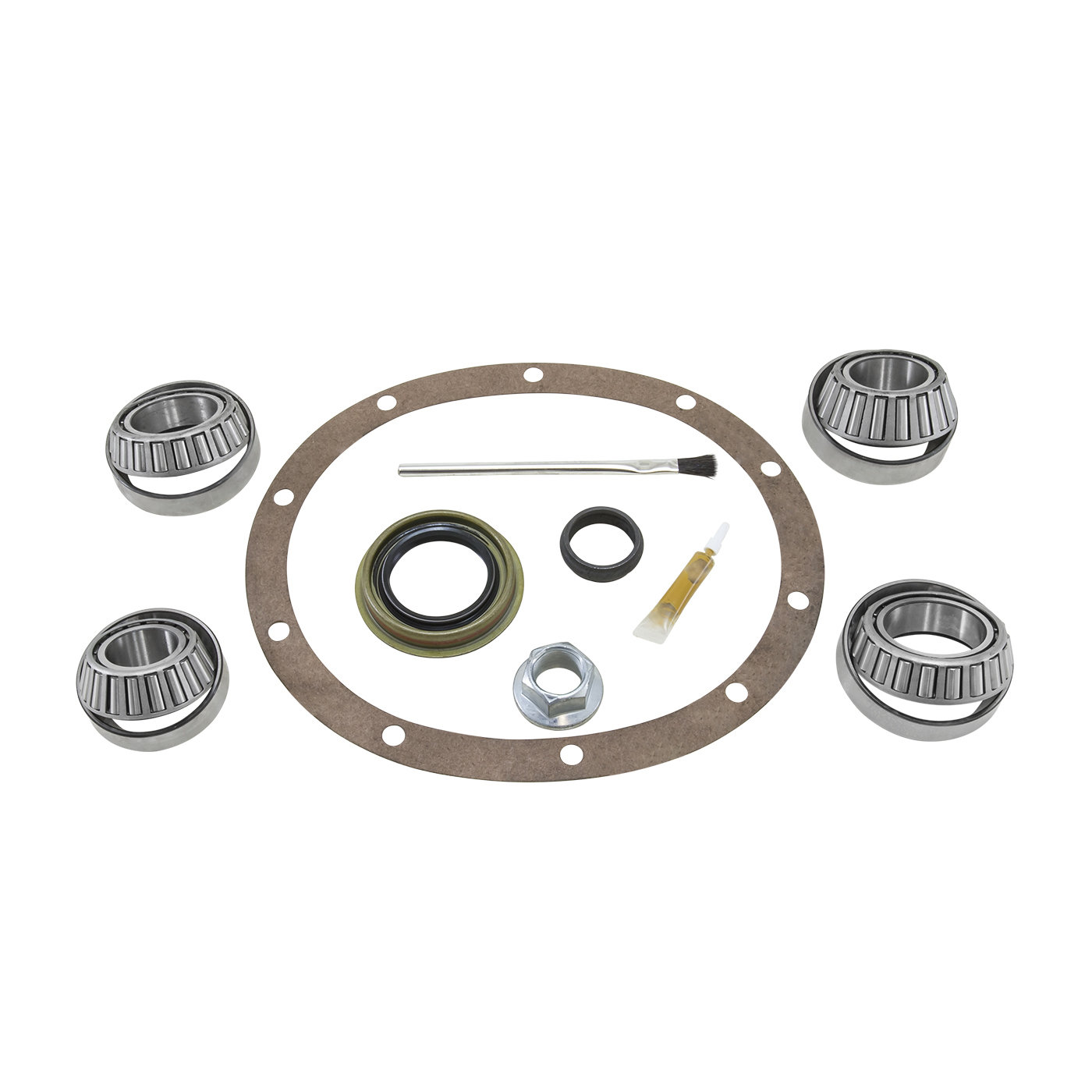 Yukon Gear & Axle BK M35 Ring & Pinion Install Kit w/ Bearings for 84-06 Jeep Wrangler TJ, YJ, Cherokee XJ, and Grand Cherokee ZJ with Dana 35 Rear 27 Spline Axle