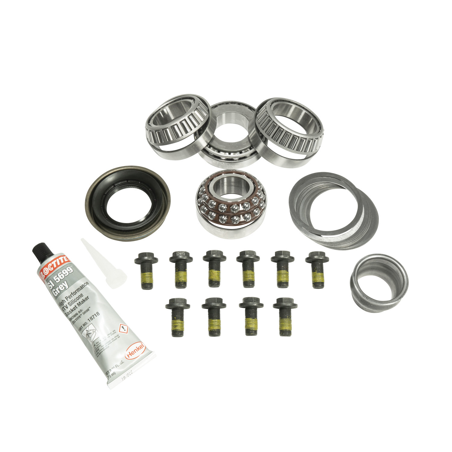 Yukon Gear & Axle YK D35JL-REAR Master Ring & Pinion Overhaul Kit for 18-26 Jeep Wrangler JL & Gladiator JT with Dana 35 / 200mm Rear Axle