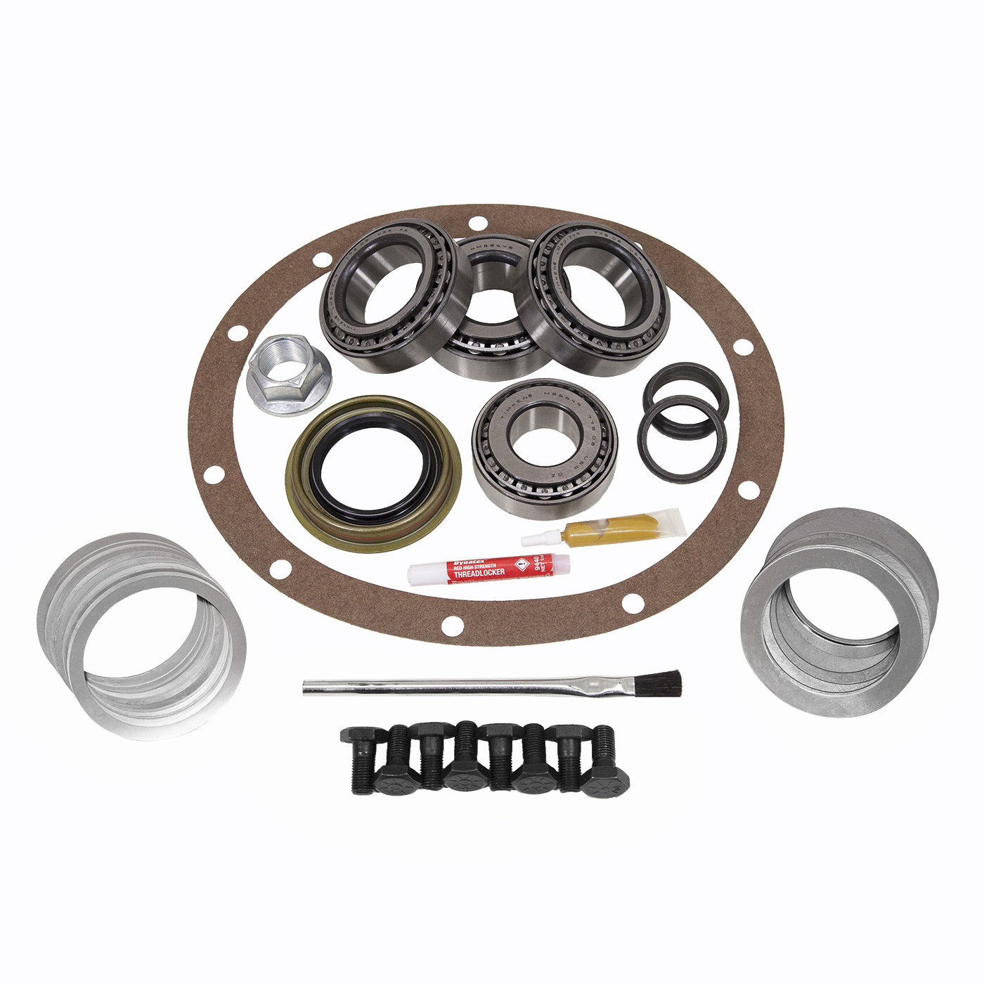 Yukon Gear & Axle YK M35-30 Master Ring & Pinion Overhaul Kit for 84-06 Jeep Cherokee XJ, Wrangler YJ & TJ with Dana 35 Rear 30 Spline Axle